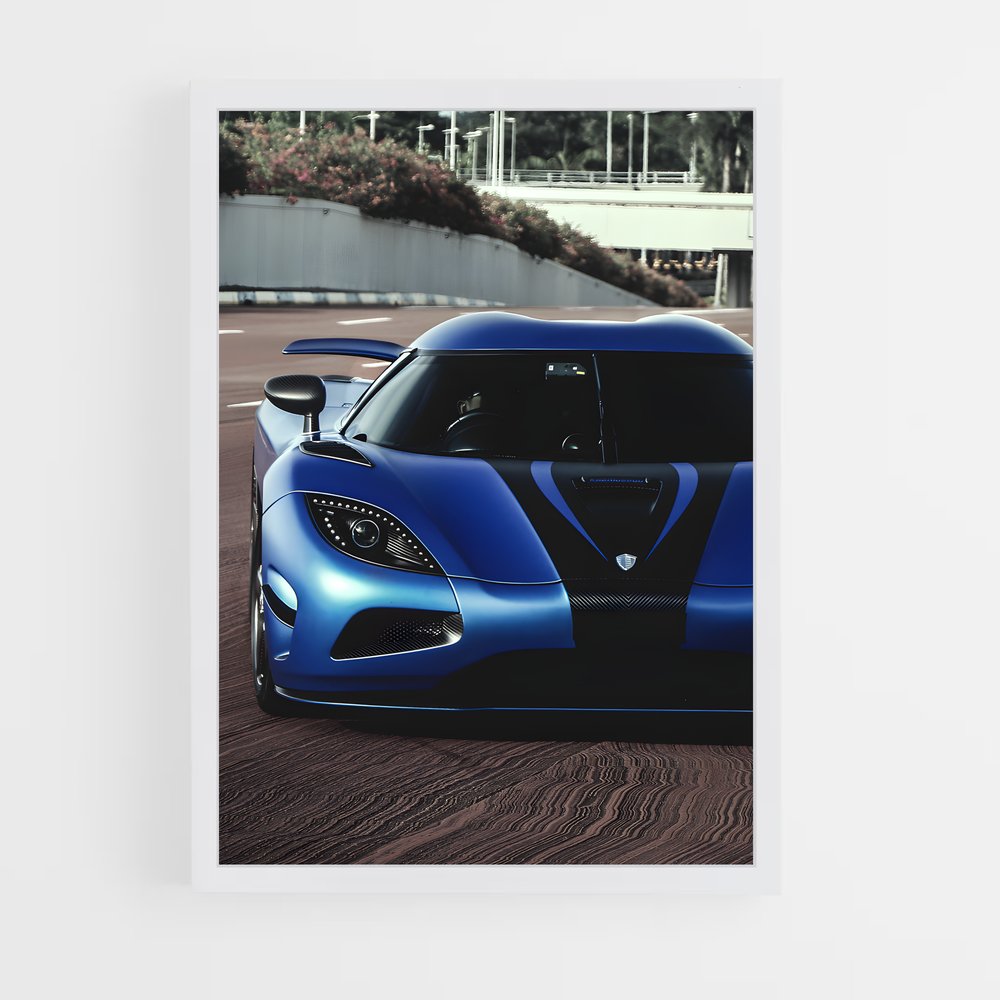 Poster escapade sportive – affiche Koenigsegg (vue 3)